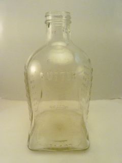  Vintage Cutter Laboratories 1000 CC Glass IV Intravenous Bottle