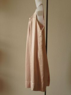Anthropologie Graham Spencer Pink Silk Pleated Trapeze Shift Dress L