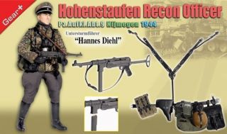  Gear Plus 1/6 Scale 12 WWII German Recon Officer Hannes Diehl 70699