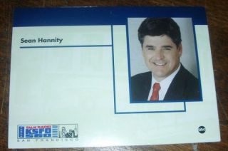 Sean Hannity Ksfo Talk Radio ABC San Francisco Postcard