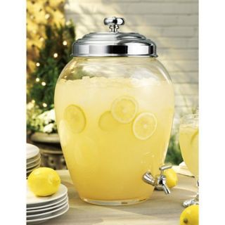 Glass Water Dispenser NEW Beverage Lemonade Container Serving Jugs Jar