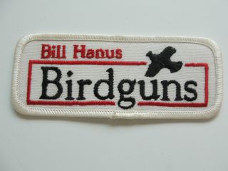 Bill Hanus Birdguns with Flying Grouse Gun Mfg Original RARE Old Patch
