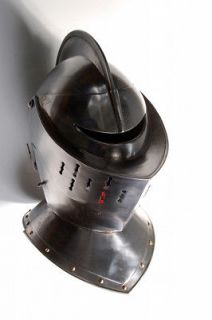 european knights closed helmet with leather lining from australia time