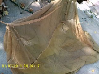 WW2 USGI mosquito netting cot , bed , sleeping bag enclosure c