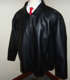 Canyon Ridge SOFT Black Leather Jacket Mens 3XL Hardly Used VERY NICE