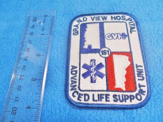 Grand View Hospital EMS Advanced Life Support Unit 151 Shoulder Patch