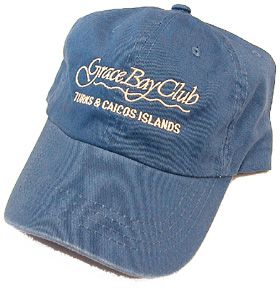 Grace Bay Club Turks Caicos Islands OSFM Hat Sea Blue Golf Hat New w O
