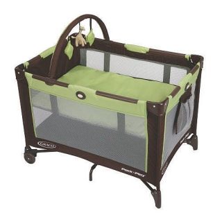 Graco Pack N Play on The Go Travel Play Yard Go Green