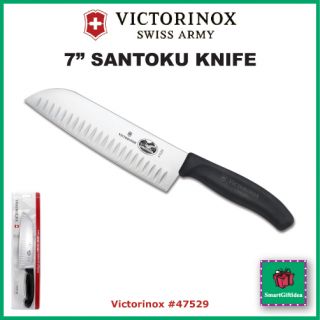 SANTOKU KNIFE GRANTON EDGE BLADE FIBROX HANDLE VICTORINOX SWISS ARMY