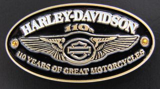 Harley Davidson 110th Anniversary Wings Vest Pin 