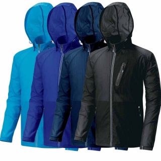  Windbreak Hooded Jacket Cycling Light Weight Rain Coat Women