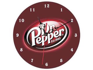 Clock 1163 DR PEPPER WALL CLOCK NEW