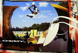 OAKLEY `06 Bob Burnquist skateboard poster ~MINT~