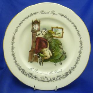 DUCHESS CHARLES DICKENS PLATE   PICKWICK PAPERS MR PICKWICK & MRS