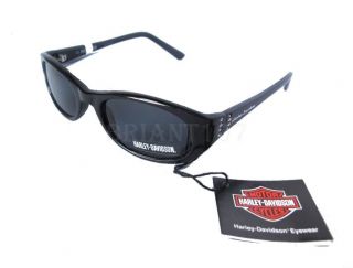NWT Auth. Harley Davidson Sunglasses HDS446 Black+Pouch