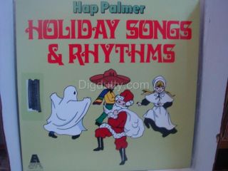 Hap Palmer HOLIDAY SONGS & RHYTHMS   1971 Vinyl LP AR538 VG+