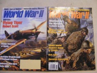 18 Airplane Flying & WWII Magazines, Aviation History, Wings, Combat