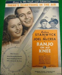 Theres Something in The Air Banjo on My Knee 1936