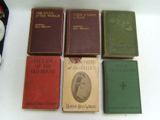 Harold Bell Wright Lot of 5 Eyes of the World, Their Yesterdays, and