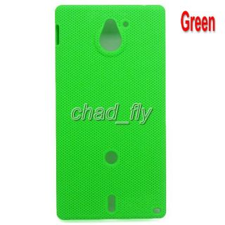 Hard Stylish Jelly Candy Mesh Case Cover Skin for Sony Xperia Sola