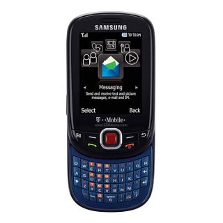 Pre Owned Samsung Smiley T359 Unlocked Blue Slider QWERTY Cell Phone