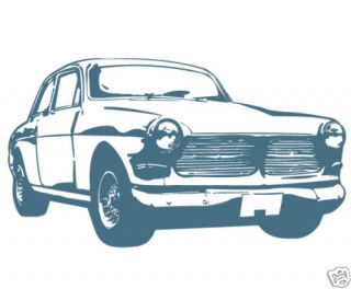 Old Fashioned Car Big Size Wall Graphic Sticker