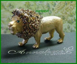 Oliver Weber Annaleece LION FATHER AND BABY CUB 2 Pieces 100 Swarovski