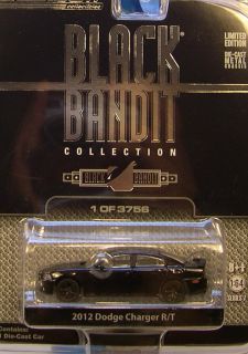 Greenlight Collectibles 1 64 Scale Black Bandit 2012 Dodge Charger R T