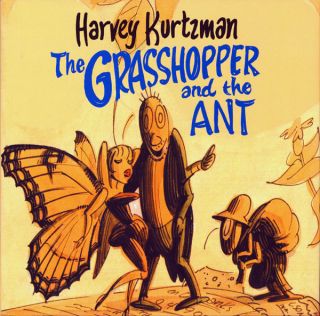 Harvey Kurtzman Grasshopper Ant HC Aesop Beatnik 1960