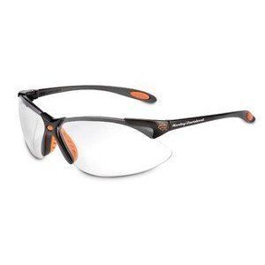 Harley Davidson HD1200 Safety Glasses Black Frame Clear Lens Eyewear