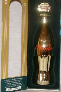 Atlanta 1996 Olympic Coca Cola Gold Bottle Pin Set