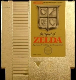 Nintendo NES The Legend of Zelda Gold Cartridge Only