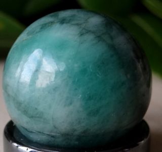 Green Emerald 22 mm Gemstone Crystal Sphere Crystal Ball 80 Carats