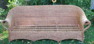  Beautiful Wicker Bamboo Couch Local Pick Up Only In Grayslake Illinois