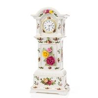 Royal Albert Old Country Roses Grandfather Clock 16 New