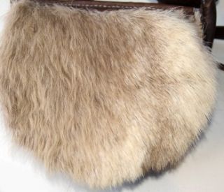 2009 Handmade Authentic Harold West Leather Possibles Muskrat Shooting