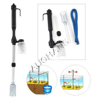  Siphon Auto Fish Tank Vacuum Gravel Water Filter Cleaner as 615