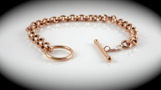Rose Gold Toggle Bracelet 14 Karat