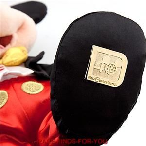 Disney Magic Kingdom 40th Anniversary Mickey Mouse Plush Toy 10 H