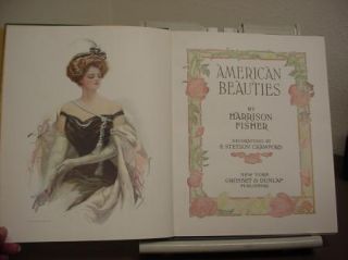 American Beauties by Harrison Fisher Decorations by E Stetson Crawford
