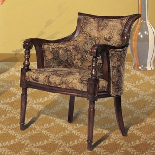 Legion Furniture Windsor Accent Map Fabric Arm Chair   W148A 02