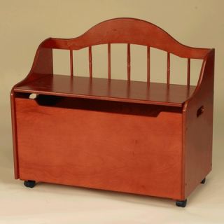 Gift Mark Honey Deacon Bench/Toy Chest with Casters