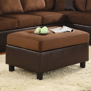 Woodbridge Home Designs Belmont Ottoman with Two Storage Covers in