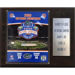  NCAA Football Florida 2008 Gators Champions Plaque   1215AAFBC08