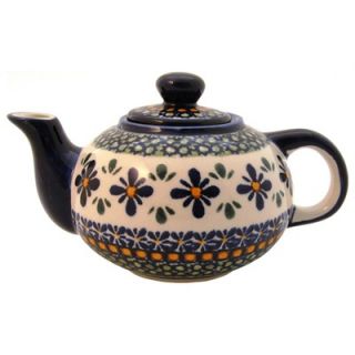 Polish Pottery 14 oz Teapot   Pattern DU60   864 DU60
