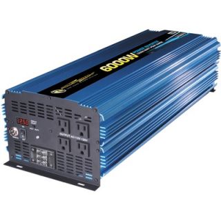 Power Bright 12V DC to 110V AC 6000 Watt Power Inverter   PW6000 12