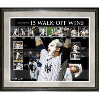 Steiner Sports New York Yankees 15 Walk Off Wins Framed Photo Collage