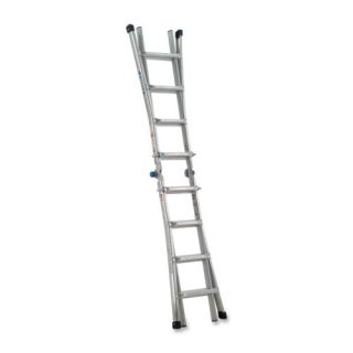 Telescoping Ladder,w/ J Lock,17,8 1/2x24 5/8x204,AM