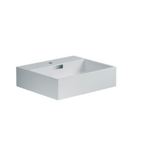 WS Bath Collections Linea 19.7 x 16.5 Quarelo Vessel Sink in White