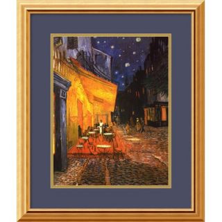  At Night by Vincent Van Gogh, Framed Print Art   18 x 22   dsw01144